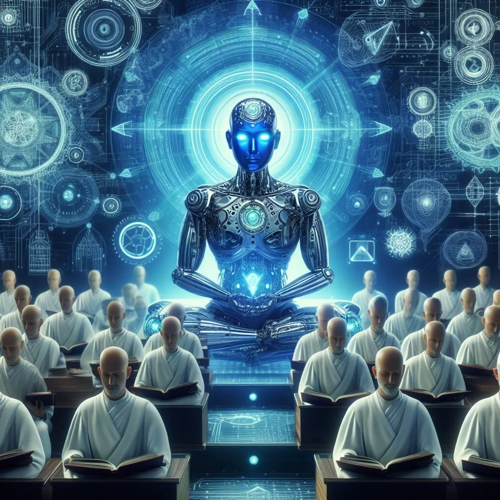 Will a major religion officially accept a religious text written by AI in 2026?