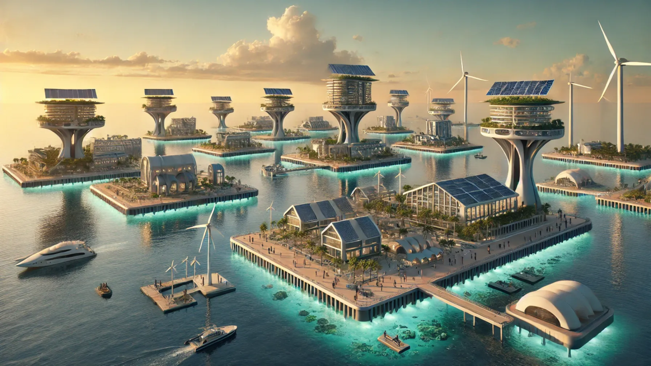 Will any country launch a floating residential city pilot in 2026?
