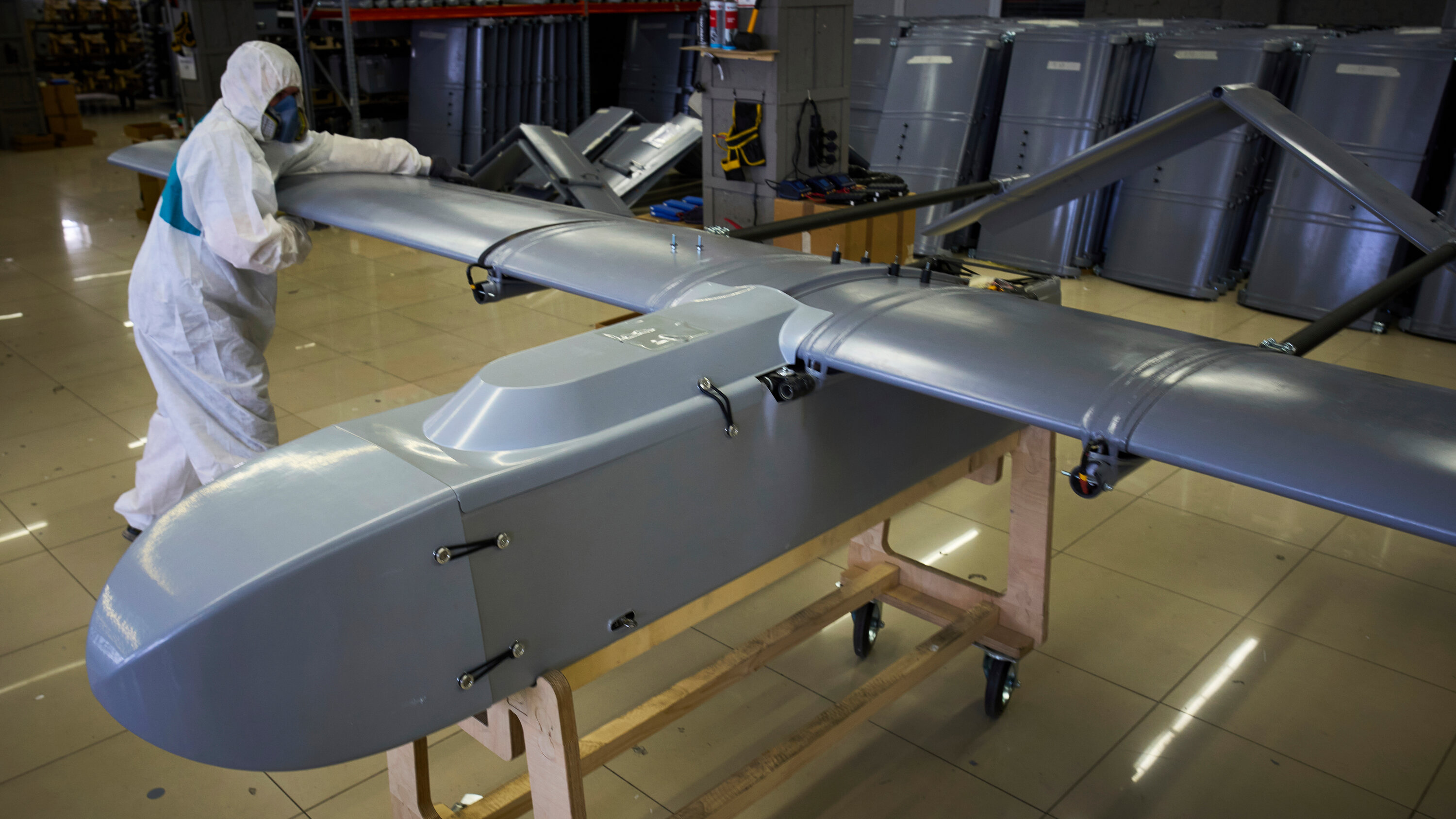 Ukraine Drone Barrage Pattern