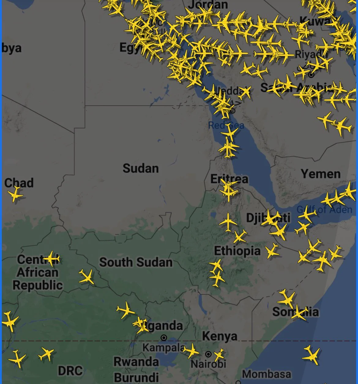 Ethiopia Airspace Closure